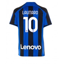 Inter Milan Lautaro Martinez #10 Hjemmedrakt 2022-23 Kortermet